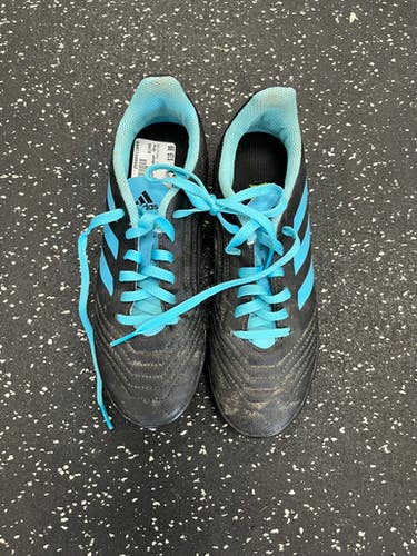 Used Adidas PREDATOR Soccer Indoor Shoes Black Junior 04 11849-S000030322
