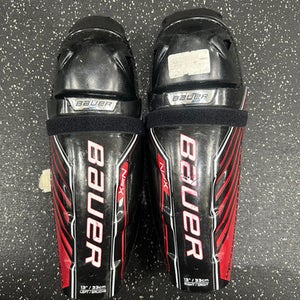 Used Bauer NSX Junior Shin Guards Black 13" 11849-S000030317