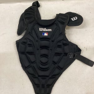 Used Wilson YTH CATCHERS CHEST Catchers Chest Protector Black Youth 11725-S000489853