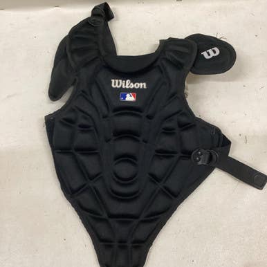 Used Wilson YTH CATCHERS CHEST Catchers Chest Protector Black Youth 11725-S000489853