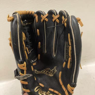 Used Rawlings RBG36B BB/SB Glove RH Throw Black 12 1/2" 11725-S000489855