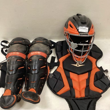 Used All-Star YOUTH CATCHERS SET Catchers Equipment Other Orange 11725-S000489786