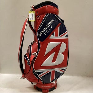 Used Bridgestone CART BAG Mens Cart Bag White/Red/Navy 11725-S000489749