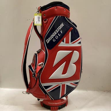 Used Bridgestone CART BAG Mens Cart Bag White/Red/Navy 11725-S000489749