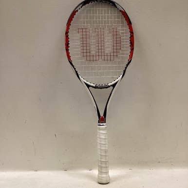 Used Wilson K SIX.ONE 95 Adult Tennis Racquet Red 4 3/8" 11725-S000489737