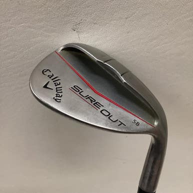 Used Callaway SURE OUT Golf Wedge Mens RH 58 Degree 11725-S000489708