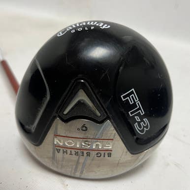 Used Callaway BIG BERTHA FUSION FT-3 Mens Driver RH 9.0 Degree 11855-S000188961