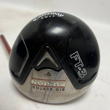 Used Callaway BIG BERTHA FUSION FT-3 Mens Driver RH 9.0 Degree 11855-S000188961