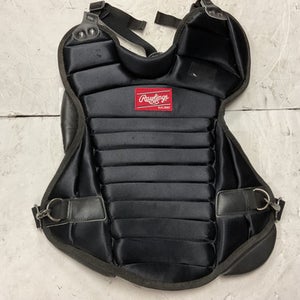 Used Rawlings RCP Catchers Chest Protector Black Adult 11855-S000188945