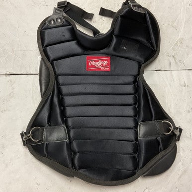 Used Rawlings RCP Catchers Chest Protector Black Adult 11855-S000188945