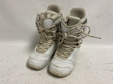 Used Burton LODI Womens Snowboard Boots White Senior 8 11855-S000188937