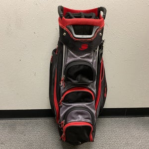 Used Orlimar Mens Cart Bag Black And Red *AS IS* 11855-S000188923