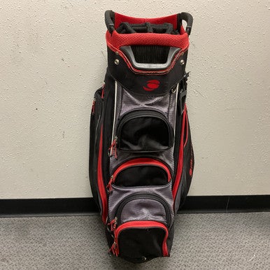 Used Orlimar Mens Cart Bag Black And Red *AS IS* 11855-S000188923