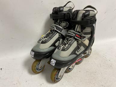 Used Schwinn ADJ SKATES 8-9.5 Senior Rec Fitness Skates Black Adjustable 11855-S000188919