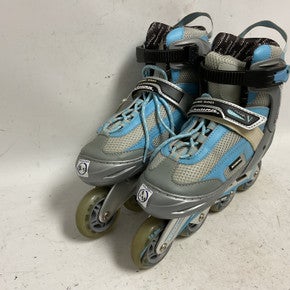 Used Schwinn ADJ SKATES 8-9.5 Senior Rec Fitness Skates Carolina Blue Adjustable 11855-S000188918