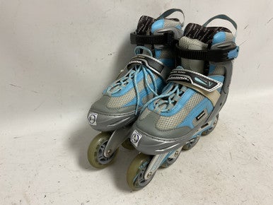 Used Schwinn ADJ SKATES 8-9.5 Senior Rec Fitness Skates Carolina Blue Adjustable 11855-S000188918