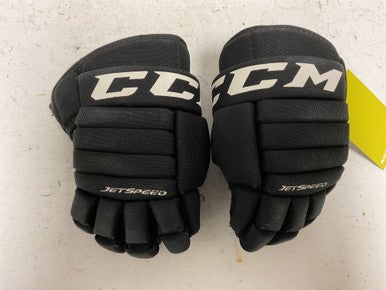 Used CCM JETSPEED FT455 Youth Gloves Black 8" 11855-S000188912