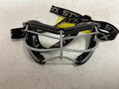 Used STX 4 SIGHT PLUS-S Lacrosse Facial Protect Black Senior 11855-S000188898
