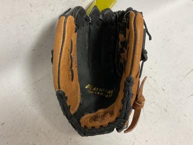 Used Rawlings Playmaker Series PM120BT Baseball Glove LH Throw Brown And Black 12" 11855-S000188871