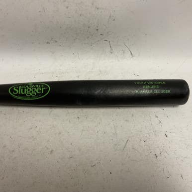 Used Louisville Slugger YOUTH 125 MAPLE BB/SB Wood Bat Black 31" 11855-S000188868