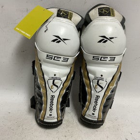 Used Reebok SC87 3 Youth Shin Guards White 10" 11855-S000188851
