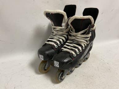 Used Bauer X300R Roller Hockey Skates Black Senior 5 11855-S000188823