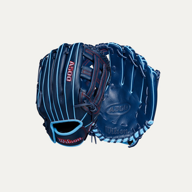 New A500 Nvy/Blu/Red 12" LHT Baseball Glove 11855-HBX10254312