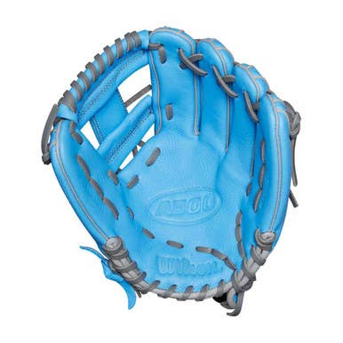 New A500 Blu/Gry/Red 11" RHT Baseball Glove 11855-HBX102536811