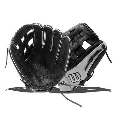 New A700 Fastpitch Glove Blk/Wht 12" RHT 11855-HBX10146612