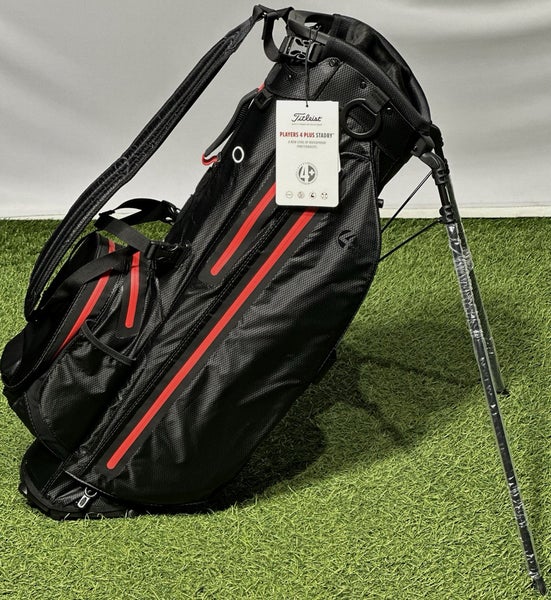 NEW Titleist Players 4 Plus StaDry Single Strap Stand Carry Golf Bag (No Logo)