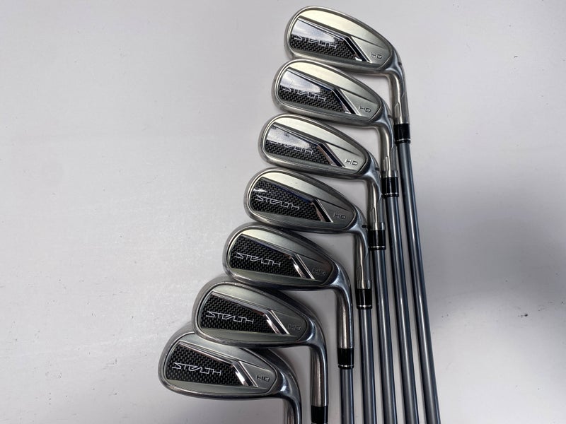 TaylorMade Stealth HD Iron Set 5-PW+GW Fujikura Speeder NX Red 50g Senior RH