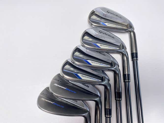 TaylorMade Speedblade Iron Set 7-PW+GW+SW VeloxT Ladies Graphite Womens RH
