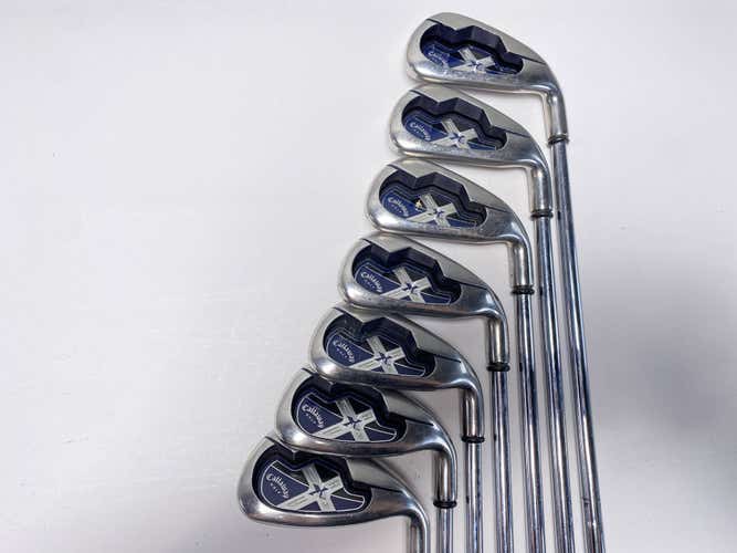Callaway X-18 Iron Set 3-9 Uniflex Steel Mens RH