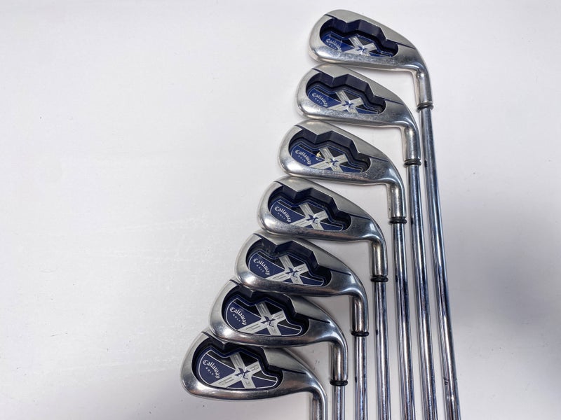 Callaway X-18 Iron Set 3-9 Uniflex Steel Mens RH