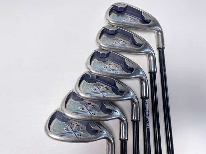 Callaway X-20 Iron Set 6-PW+GW 45g Ladies Graphite Womens RH