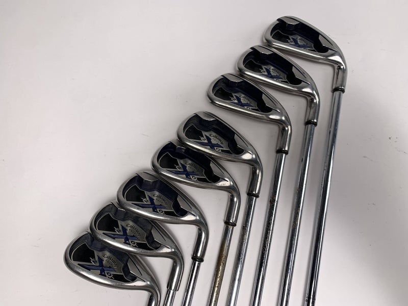 Callaway X-20 Iron Set 4-PW+AW+SW Uniflex Steel Mens RH-Missing 6 Iron