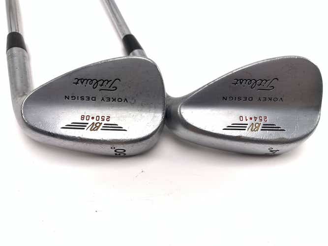 Titleist Vokey Chrome 200 Wedge Set 50* 8 54* 10 True Temper DG Wedge Mens RH