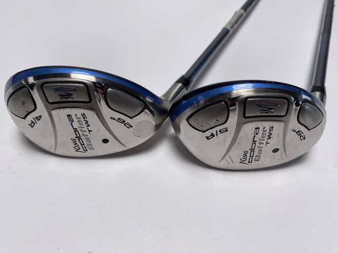Cobra Baffler TWS Senior 2009 4 & 5 Hybrid Set 26* 29* Aldila DVS HL Ladies LH
