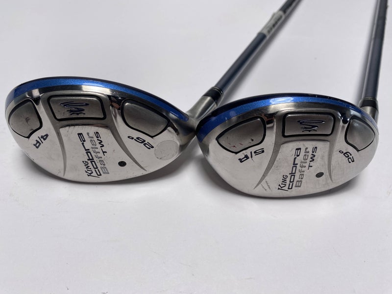 Cobra Baffler TWS Senior 2009 4 & 5 Hybrid Set 26* 29* Aldila DVS HL Ladies LH