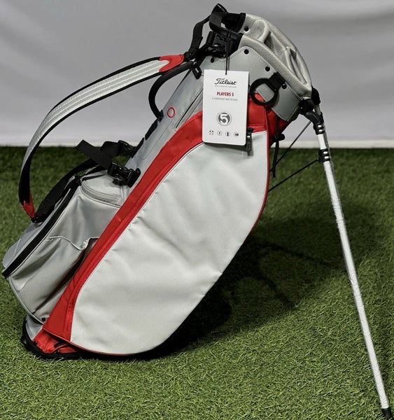 NEW Titleist Players 5 Single Strap Stand Carry Golf Bag TB23SX8 - No Logo