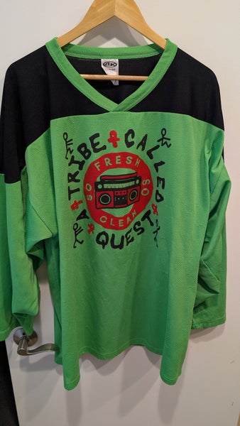 A Tribe Called Quest Green XL Men's Athletic Knit Jersey (Used)