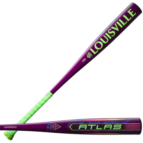 New 2026 Louisville Slugger Atlas Neon Energy BBCOR Baseball Bat - 32 Inch/29oz.