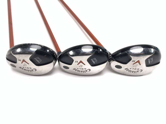 Callaway FT Hybrid 2008 Hybrid Set 3 4 5 20* 23* 26* Aldila NVS Orange Mens RH