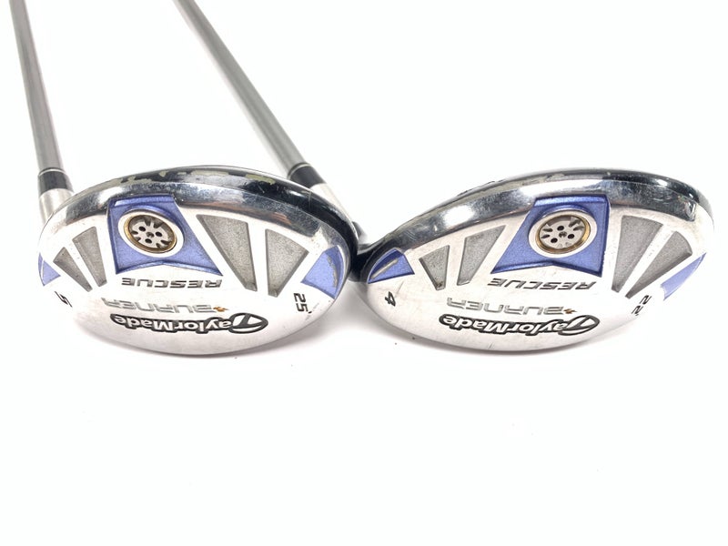 TaylorMade Burner Rescue 4 & 5 Hybrid Set 22* 25* REAX SuperFast 50g Womens RH