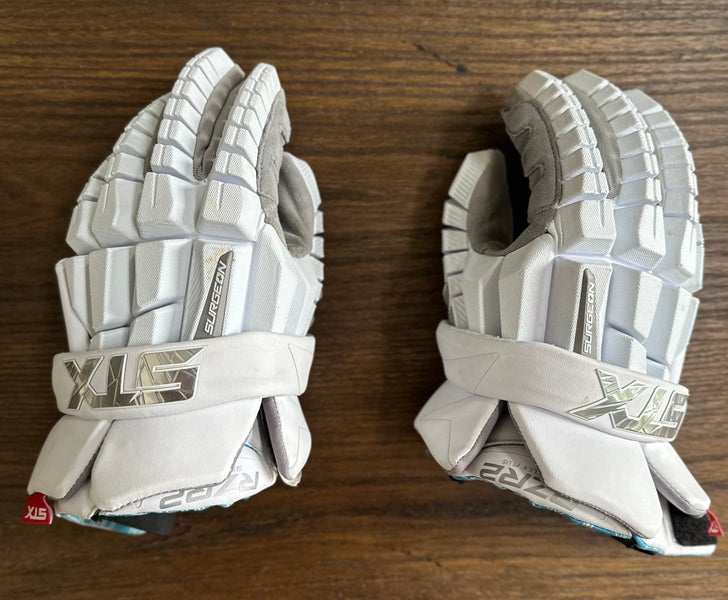 STX Surgeon RZR2 Lacrosse Gloves Medium (Used)
