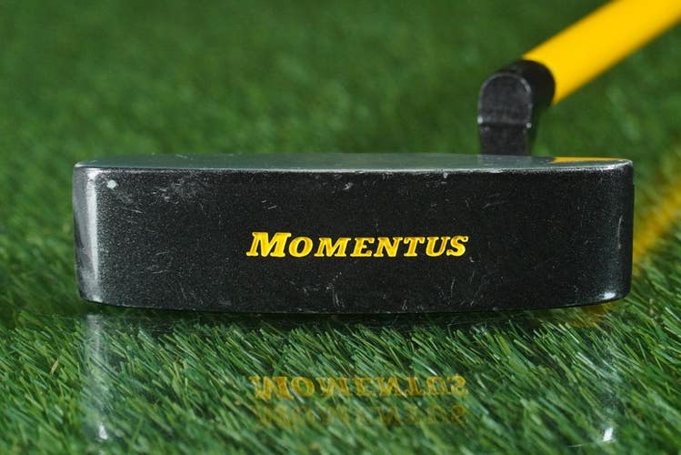 MOMENTUS 34 MENS BLADE WEIGHTED PUTTER SWING STROKE TRAINER RH ~ LOOK!!