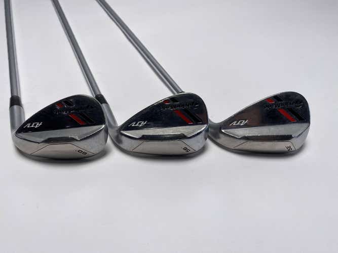 TaylorMade ATV Wedge Set 52* 56* 60* KBS Wedge Steel Mens RH