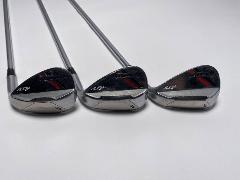 TaylorMade ATV Wedge Set 52* 56* 60* KBS Wedge Steel Mens RH