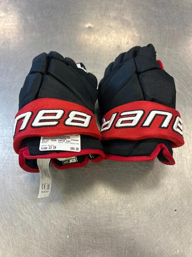 Used Bauer TEAM VAPOR PRO Senior Gloves Black 13" 11339-S000192461