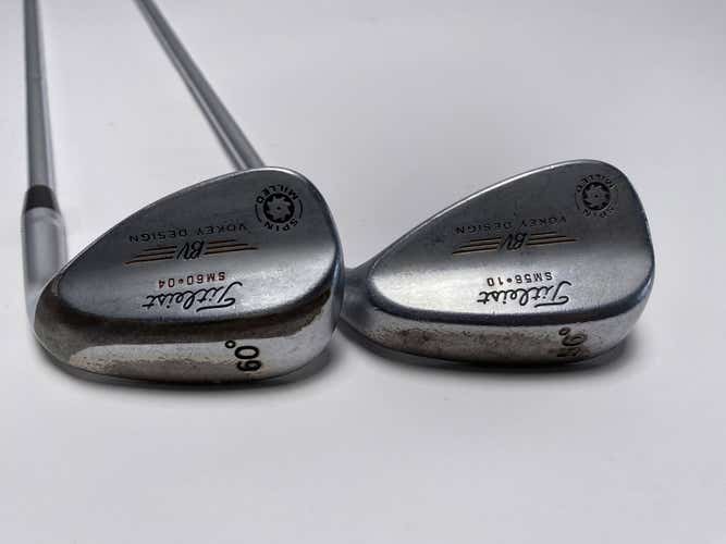 Titleist Vokey Spin Milled Chrome 2009 Wedge Set 56* 10 60* 4 DG Mens RH